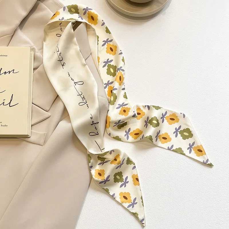 Colorful decorative scarves accessories for French hair collar scarf bags X250319