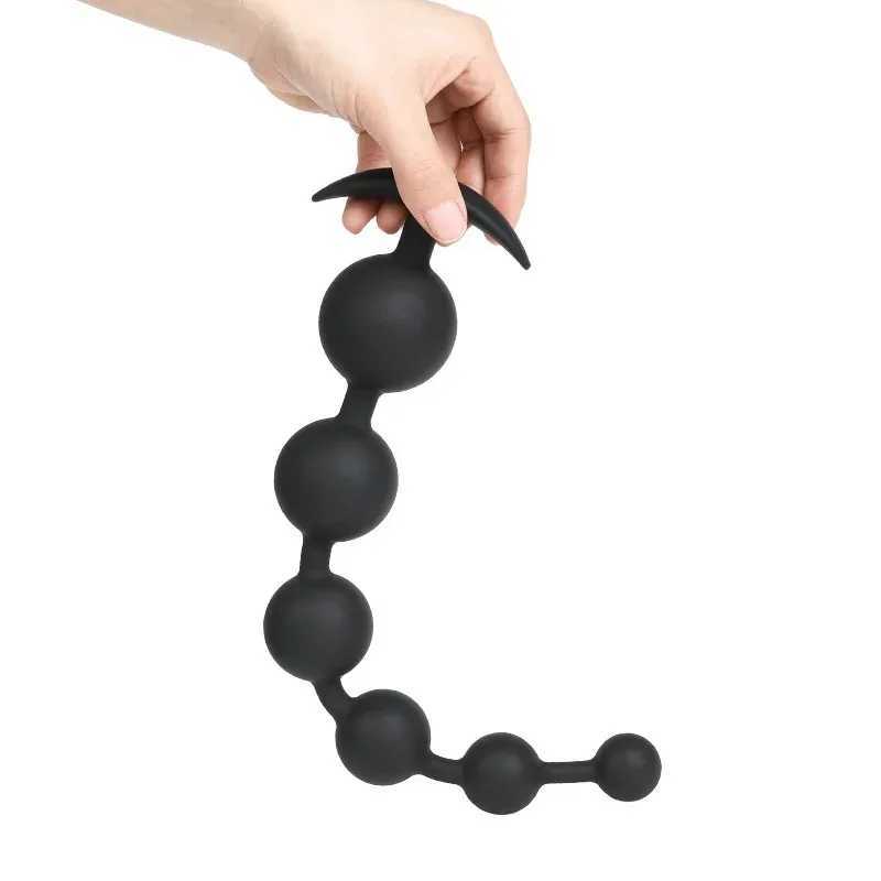Bdsm Silicone Big Anal Plug Anal Beads Anus Masturbation Butt Plugs Erotic Flirt Sex Toys Prostate Massage for Couple Men Women W250319
