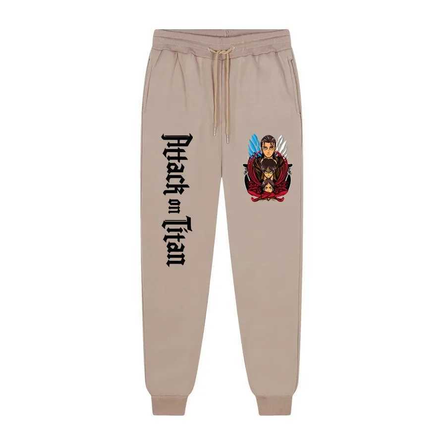Hot Selling Japanese Anime Attack on Titan Print Mens Womens Mens Jogging Pants Hip Hop Streetwear Mens Sweatpants S-3XL X250319