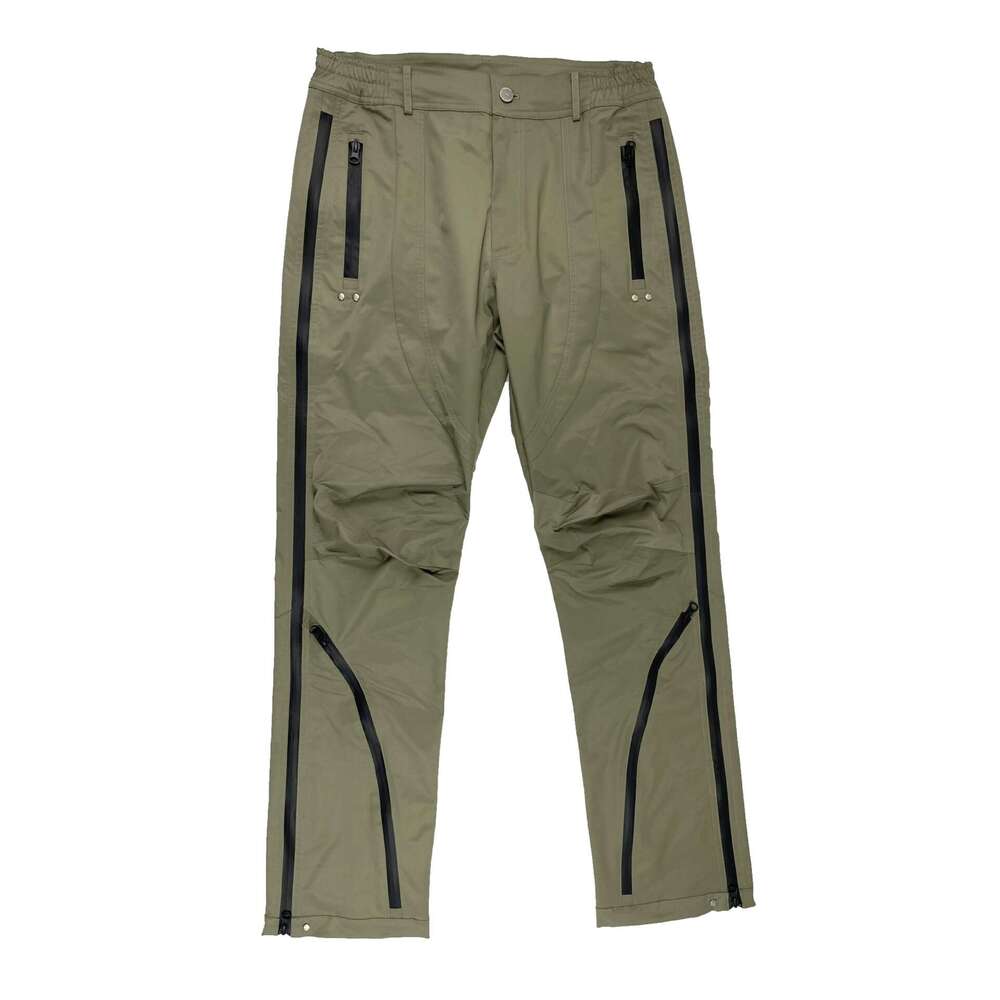 archive Vibe style nylon compression zipper functional work men's trendy brand American high street long pants