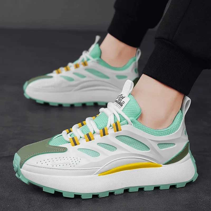 Mesh Fabric Sneakers Mens Shoes Niche Harajuku All-match Students Breathable Forrest Gump Fashion Shoes Mens Sneakers Z250319