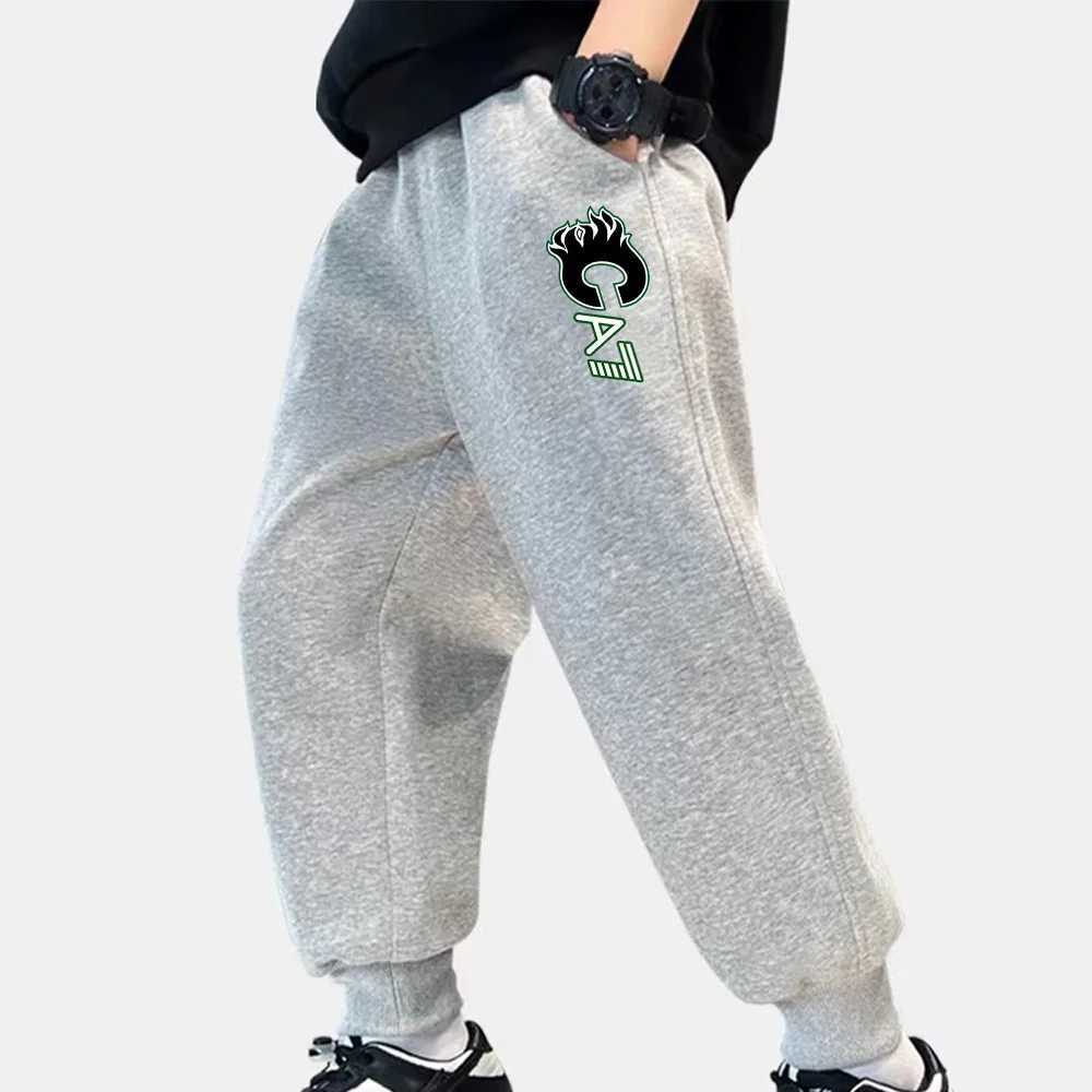 Simba Holiday Relaxation Boys and Girls 3-12 Years Old Daily Hip Hop Sports Pants Autumn/Winter Loose Comfortable PantsT250318