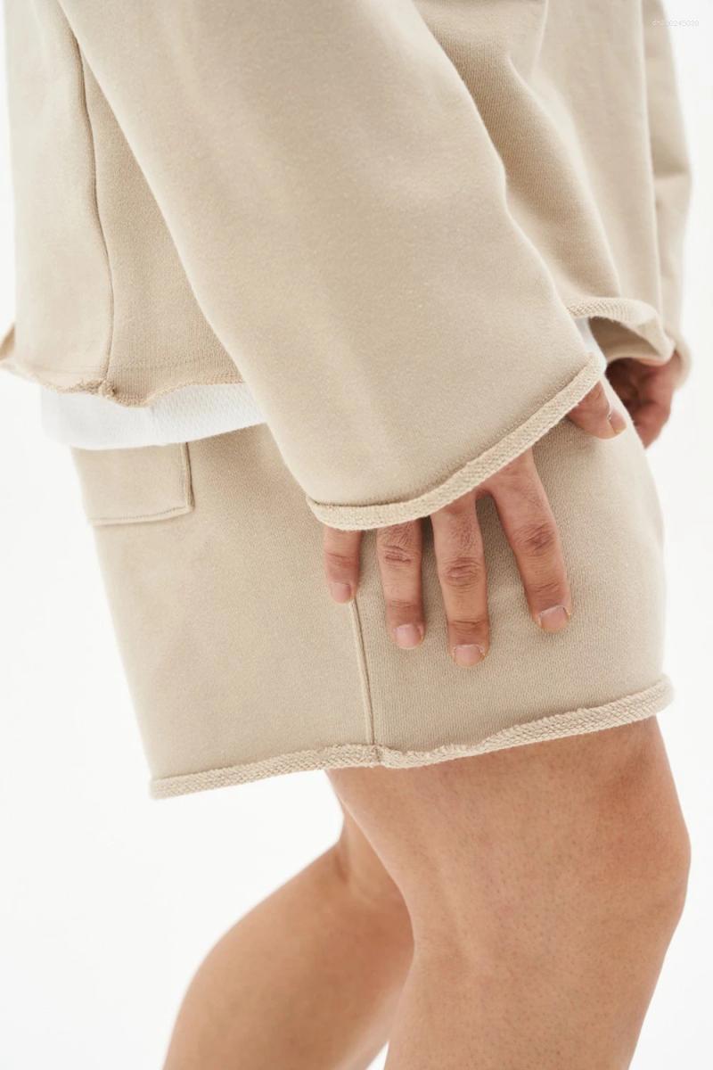 Men's Tracksuits Mens Training Sports Suits Gym Fitness Kits Sportswear Hoodie Pullover Hooded Shorts Jogging Sets Cotton Running