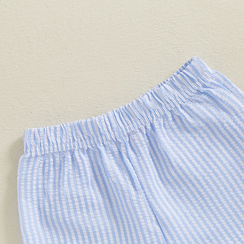 Girls Plaid Print Elastic Waist Ruffled Hem Wide Leg Shorts with Pockets for Summer Vacation Beachwear 250319
