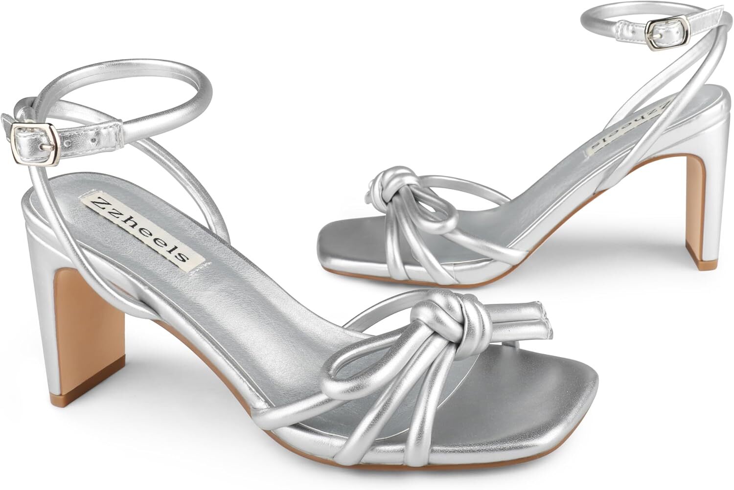2025 New Designer sandals Women's square sandals with bow, thick heel, tie, bow, formal dress, party shoes
