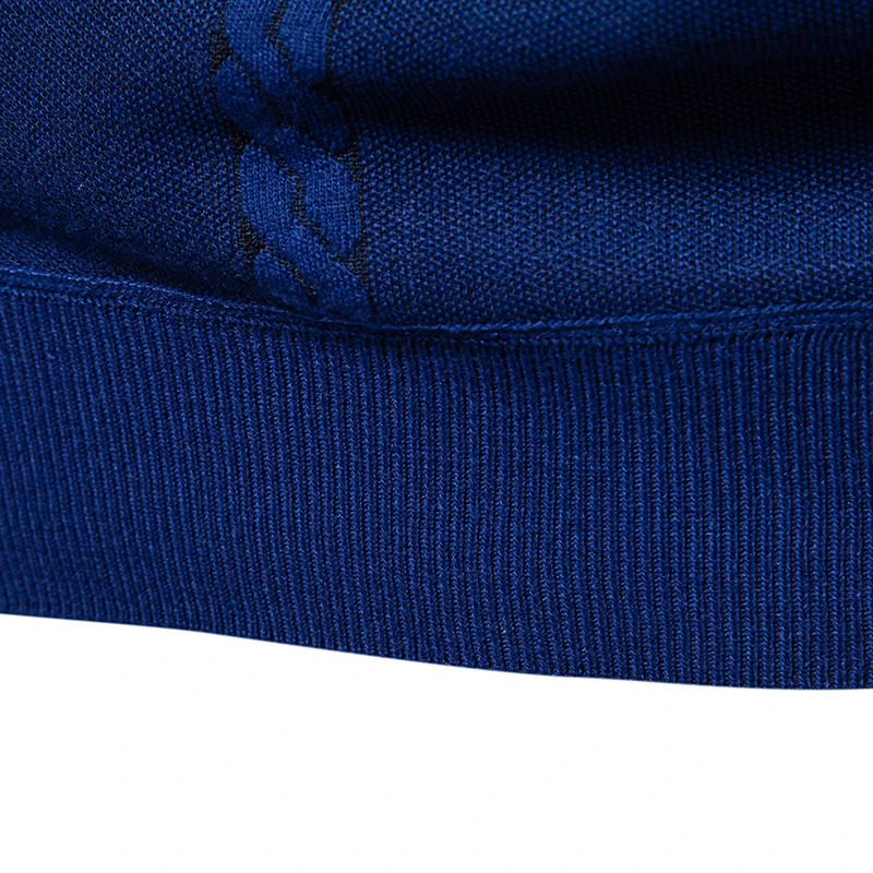 Mens short sleeved polo shirt knitted retro collar T-shirt fashionable casual business polo top solid color mens 250318
