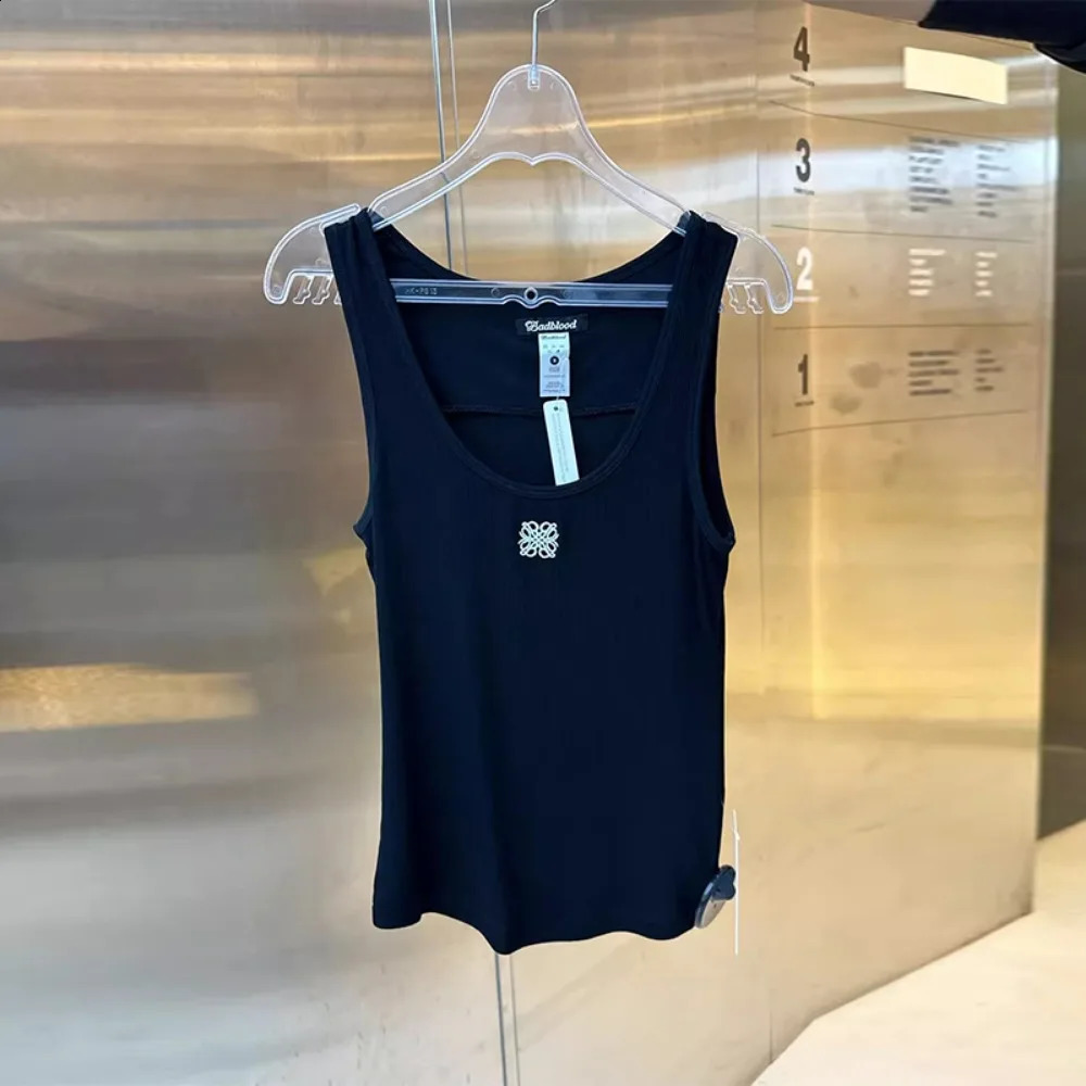 American Girls Tank Top Suspension Womens Korean Niche Print Interior Sexy Bottom Women 250319
