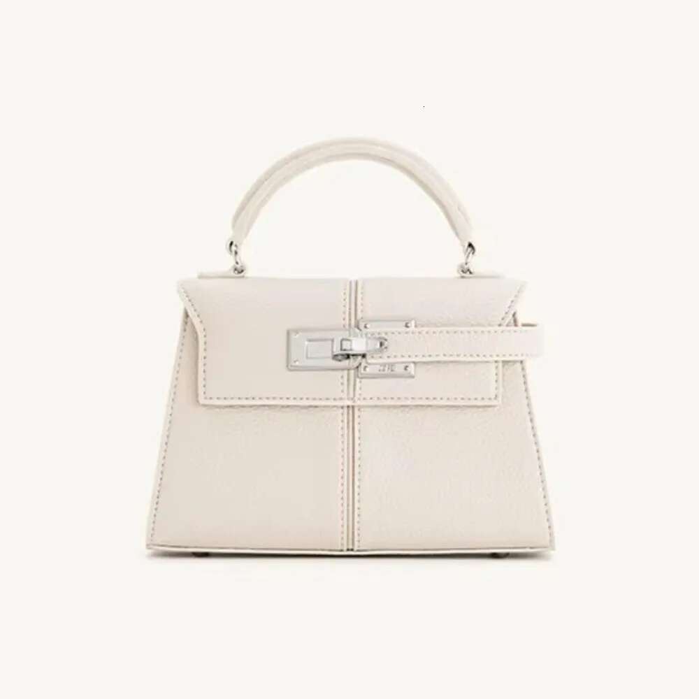 JW PEI Trapezoidal Leather Women S Bag Versatile Crossbody Fashionable Niche Handbag Top Handle Bags