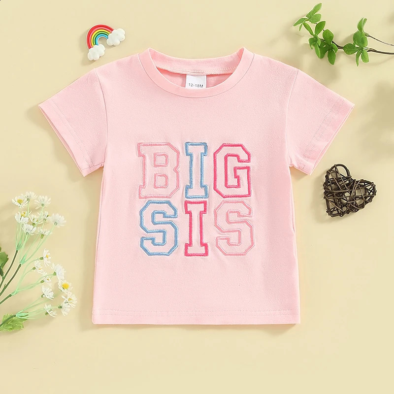 Casual Matching Outfits Crew Neck Short Sleeve Tee and Denim Shorts Set for Brother and Sister Kids Summer Clothing Collection 250319