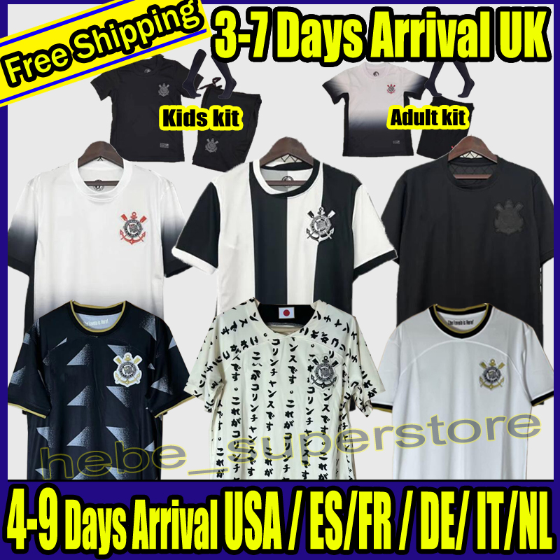 2024 2025 2026 Corinthian Soccer Jersey 22 23 24 25 26 GIL R.AUGUSTO YURI ALBERTO Football Shirt Mens PAULINHO GUSTAVO FAGNER Uniform Kids kit