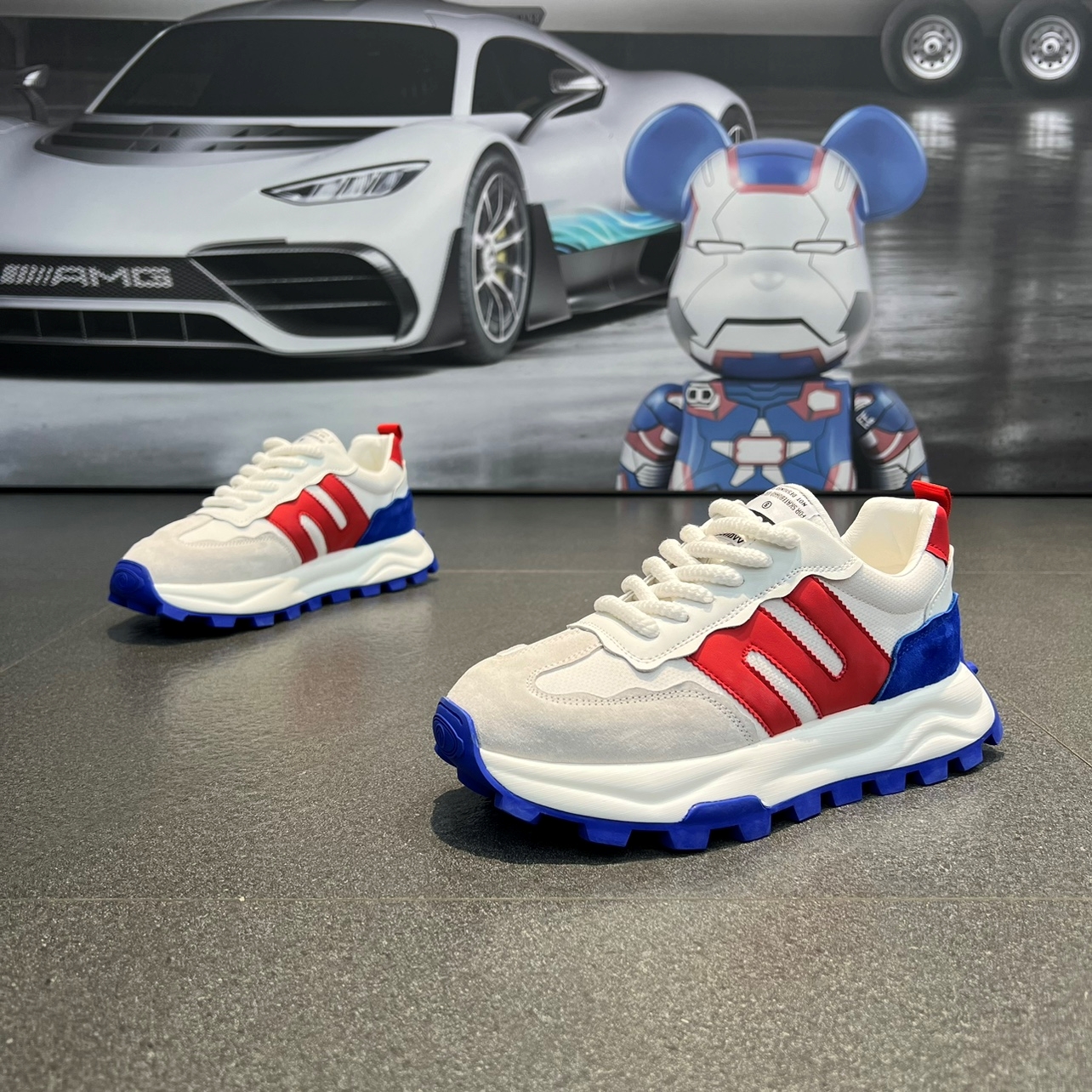 Spring and summer hot new 2025 thick sole casual men's fashion sports shoes 39-44