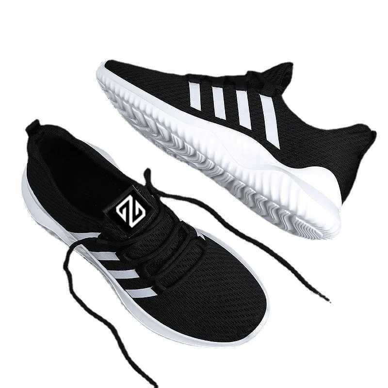 Lightweight mens running shoes outdoor breathable mens sports shoes anti slip mens sports shoes fashionable flexible tennis lace up 3744 Z250319