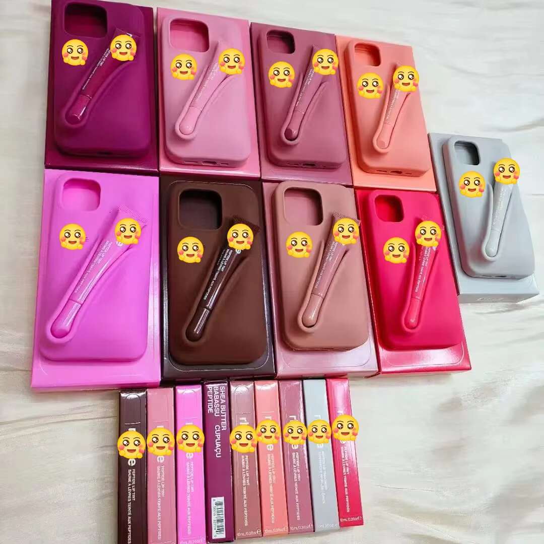 Lipstick Case Fundas Lips Shape Rhode Iphone Phone Lipgloss Cases Tint Balm Cover with and Lip Gloss Holder