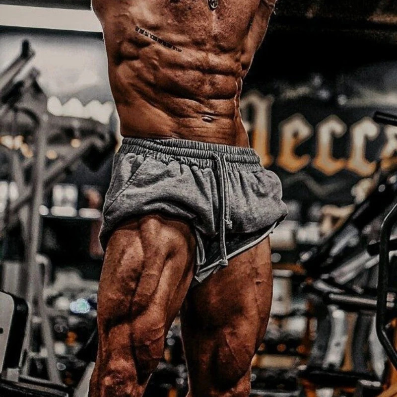 Mens Summer Retro Frayed Shorts Sports Casual Gym Fitness Loose Stretch Short Pants Fashion Outdoor Basketball Shorts 250319
