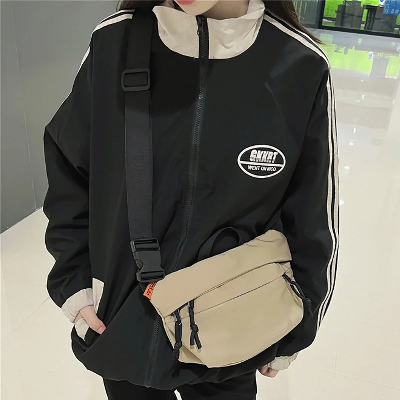 Fashion Waist Bag Unisex Street Hip-hop Fanny Pack Chest Pack High Quality Nylon Belt Bag Female er Shoulder Bags 250314