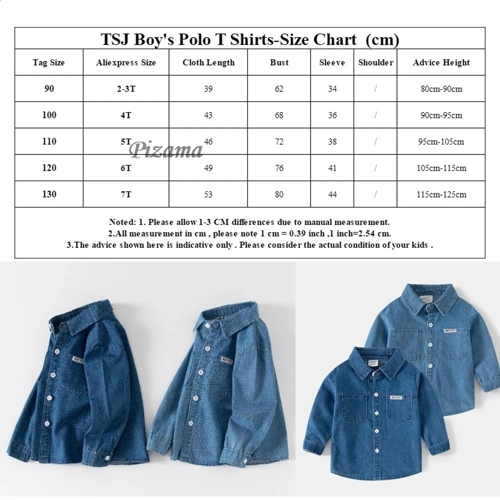 Spring Autumn Winter Full Sleeved Cotton Boys Jeans Kids Clothing Blue Deinm Tops Gentleman Baby Clothes for 27Years 250319