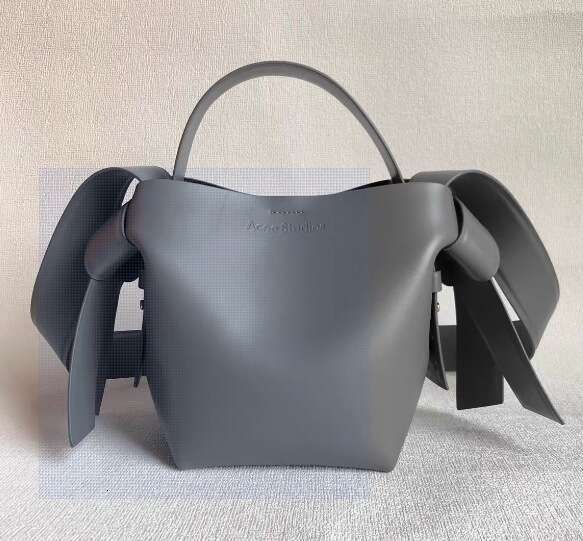 2025 Autumn Winter New Leather Women's Acne Studios Bucket Bag, High-End And Niche Design, Single Shoulder Crossbody