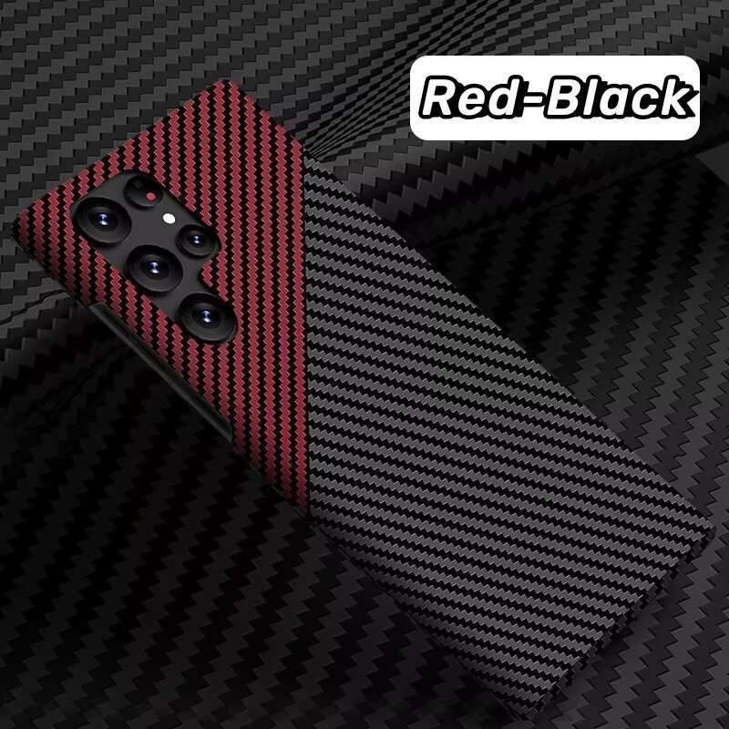 High Quality New Arrival for Samsung S24 S23 S22 S20Ultra Hard Slim Carbon Fiber Mobile Phone Case