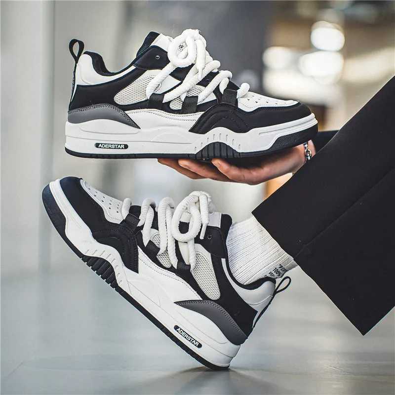 Fashion Mens Shoes Outdoor Sneakers Lace-up Male Casual Shoes Street Hip Hop Tennis Shoe Designer Platform Men Running Shoes Z250319