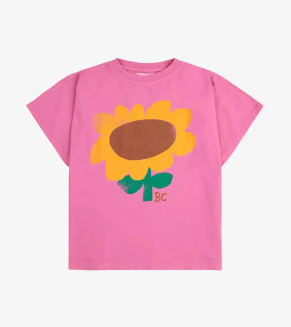 2025 Bc Summer Kids Girls T-shirts Cute Print Short Boy Tee Cartoon Fashion Print Cotton Children Casual Tops Clothes 250319