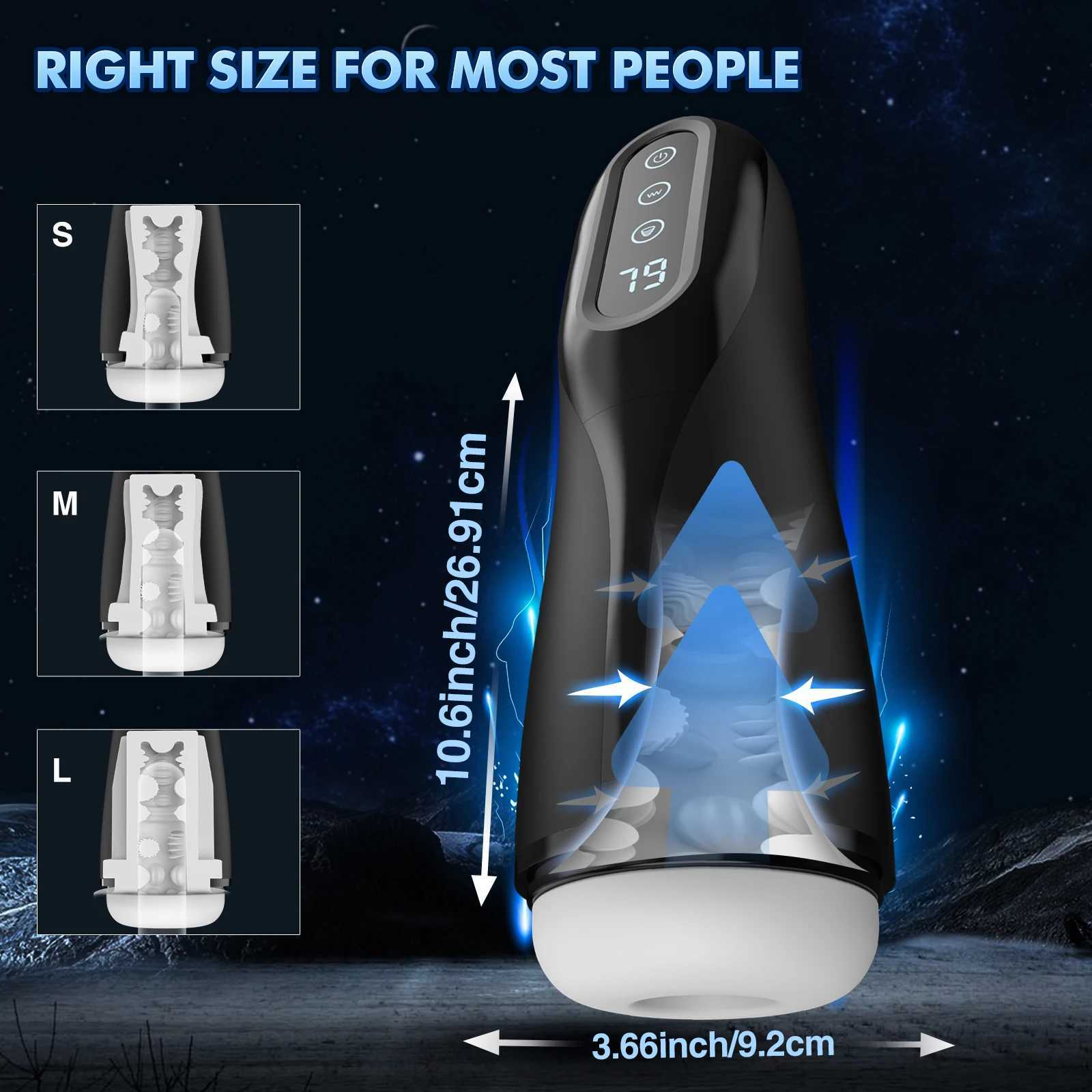 Automatic male masturbator with Mastuabors toy for penis stimulation 9-suction vibration electric masturbationXJ250319