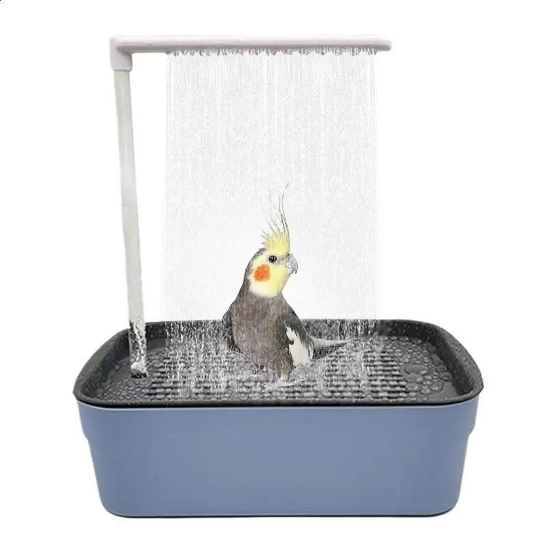 Automatic bathtub with shower pet circulating water bath parrot bird birdcage accessories 250318