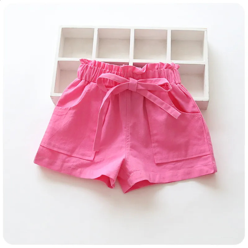 Retail 2-8 years shorts beach pants candy color fresh kids children summer 250319