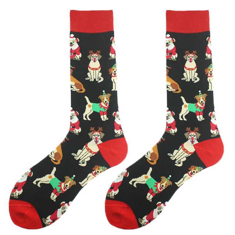 Design happy and fun SOCKS for men aliens pizza Milu Deer Christmas Sokken jacquard hip-hop crew Chaussette unisex skateboarding X250319