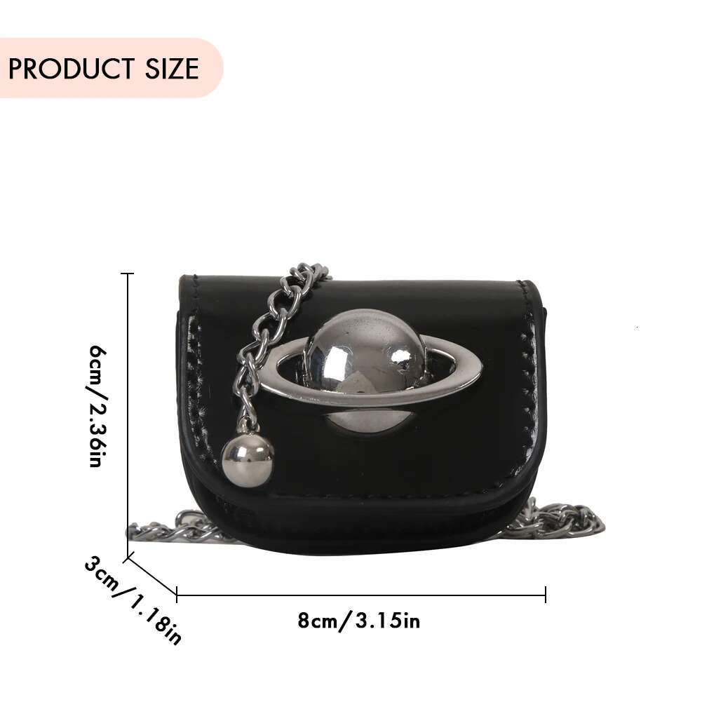 Women Mini Tote Summer Fashion Crossbody Chain Decor Shoulder Bag