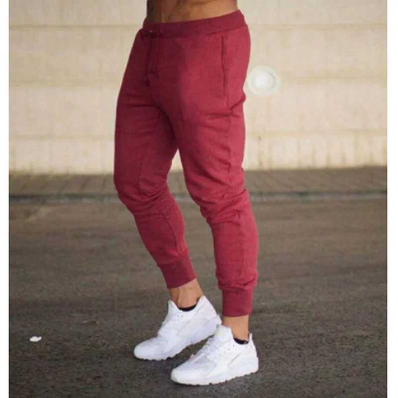 New Jogging Pants Men Sport Sweatpants Running Pants GYM Pants Men Joggers Cotton Trackpants Slim Fit Pants Bodybuilding Trouser X250319