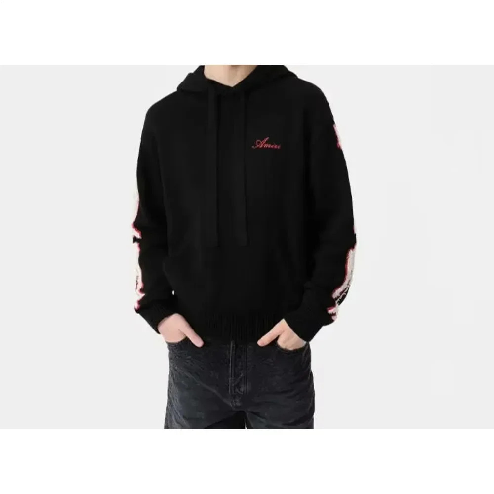 2025 Autumn Winter Womens Clothing Hoodie Street Style Fashion Printed Mens Clothing Unisex Sweatshirt 250317