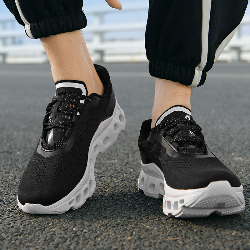 New cross-border outdoor fashion trend cushioned running shoes Walking shoes lightweight breathable comfortable inside 2025