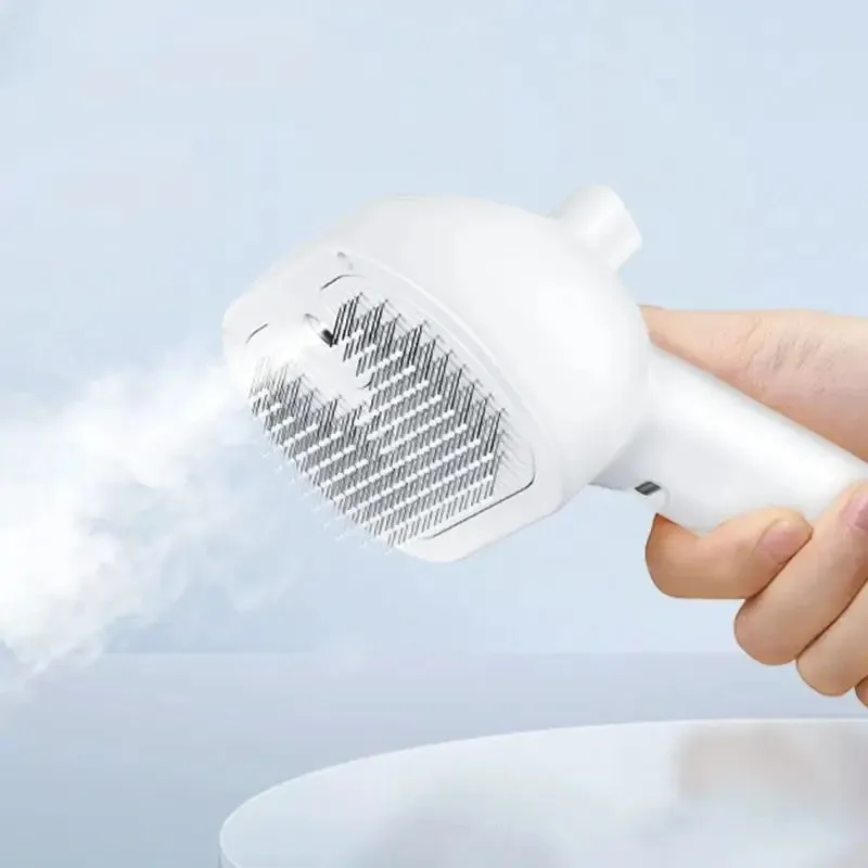 Pet Automatic Spray Hair Comb Cat Hair Straightening Brush for Pets Dog Rechargeable Hair Removal Comb Cat Grooming Brush