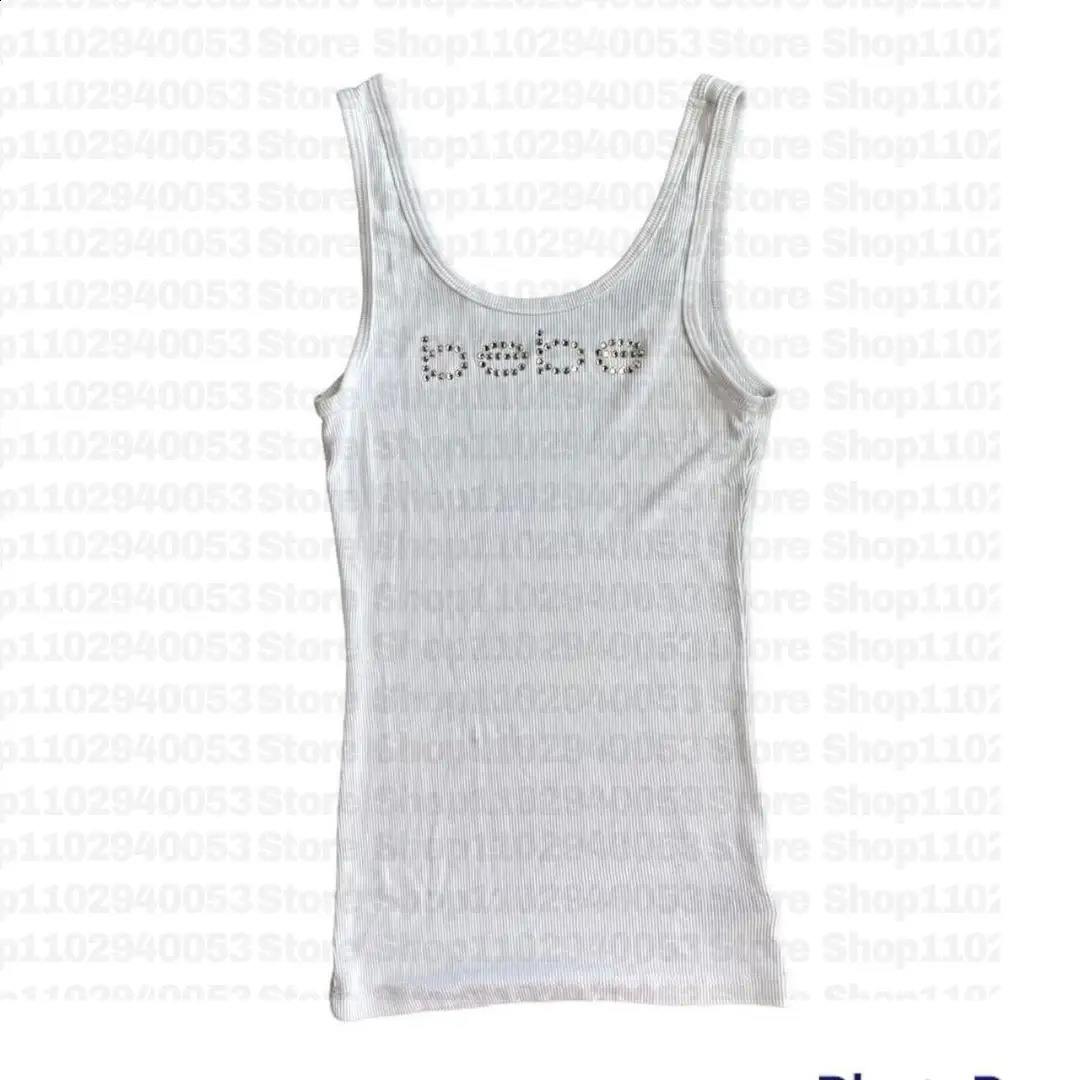 Vintage Sleeveless Tank Top Letters Summer Print Personality Crop top Sleeveless Slim Streetwear Punk Y2K Baby Tee Short Sleeve 250319