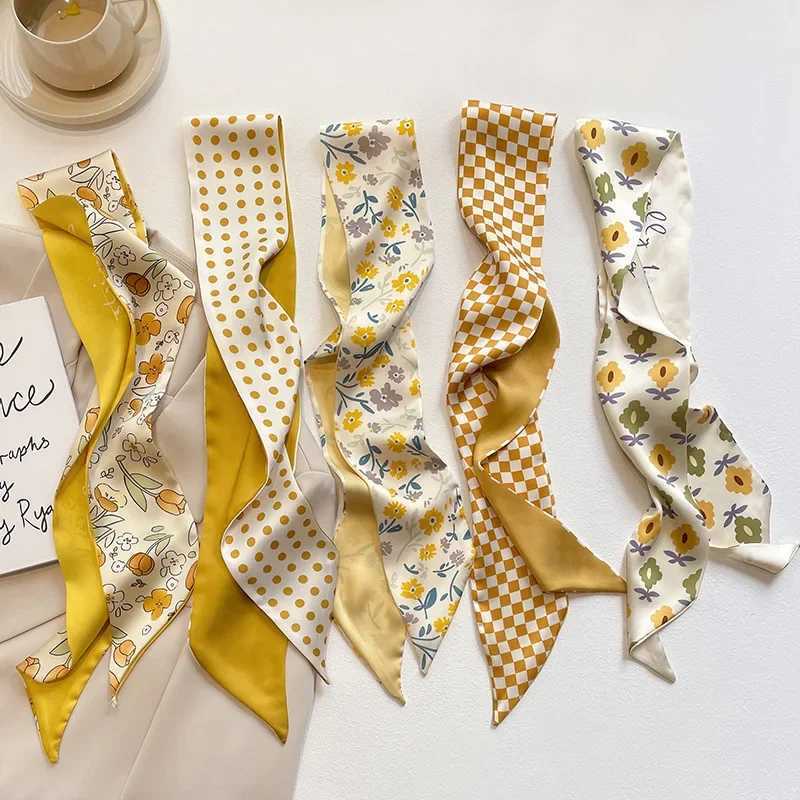 Colorful decorative scarves accessories for French hair collar scarf bags X250319