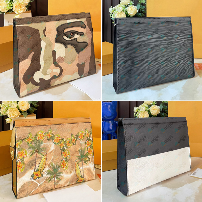 Clutch Bags Designer Woman Makeup Cosmetic Bags Card Holder Purse Wallet Fashion Bag with box and dust bag
