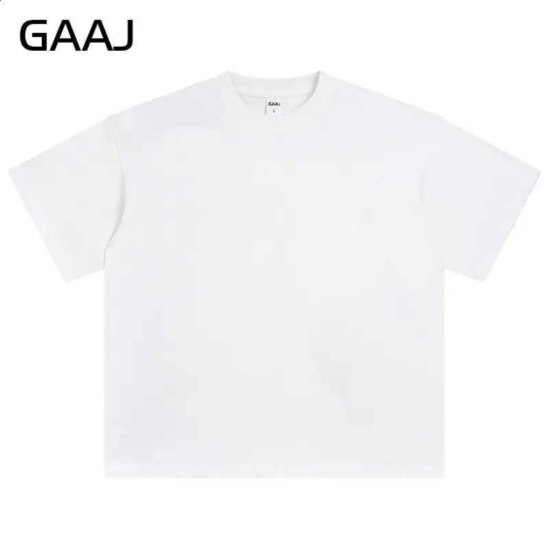 100% Cotton T shirt WomenShort Sleeve Plain TopsSolid Oversized Hip Hop Tee ShirtsQuality Clothing Heavy Weigh 8.8oz 250gsm 250319