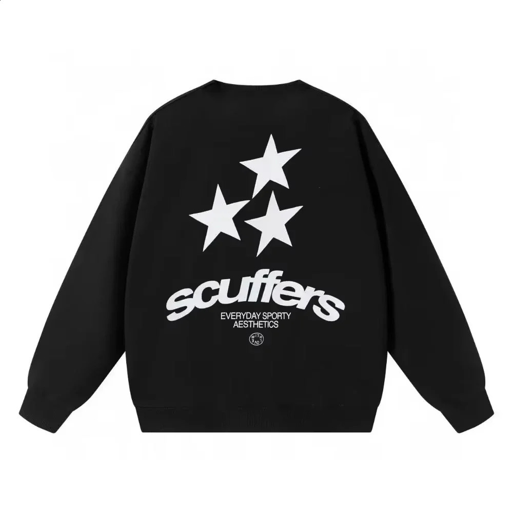 Scuffers hopeless romantic round neck womens sportswear Gothic Y2k top pleated clothes oversized Harajuku streetwear 250318