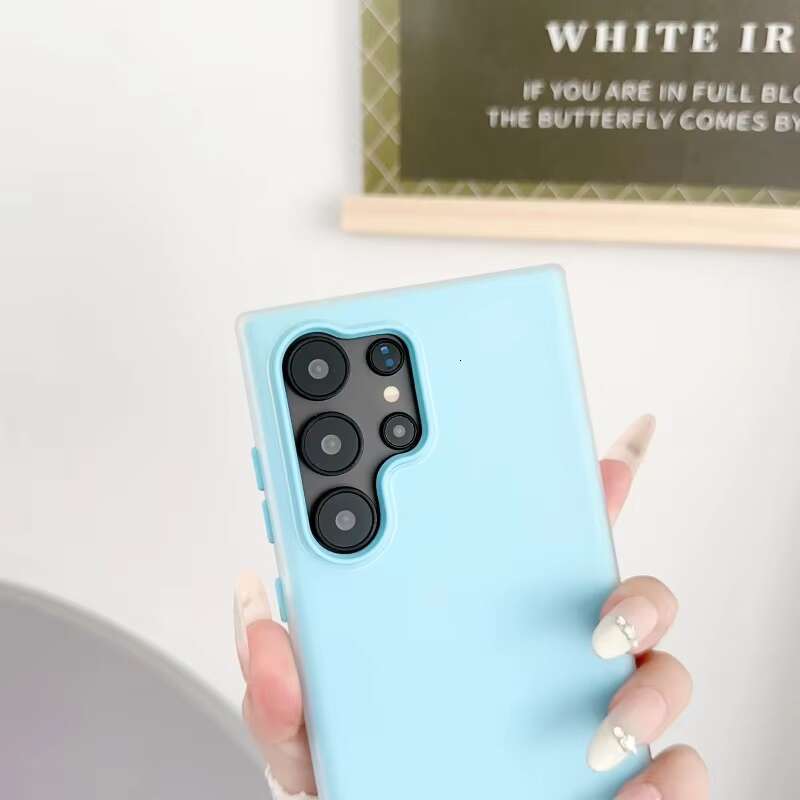 2 in 1 Tpu Translucent Mobile Phone case for Samsung S24 Ultra S23 S22 Plus S21 FE A15 A14 A23 A24 A25 A33 A34 A35 A53 A54 A55