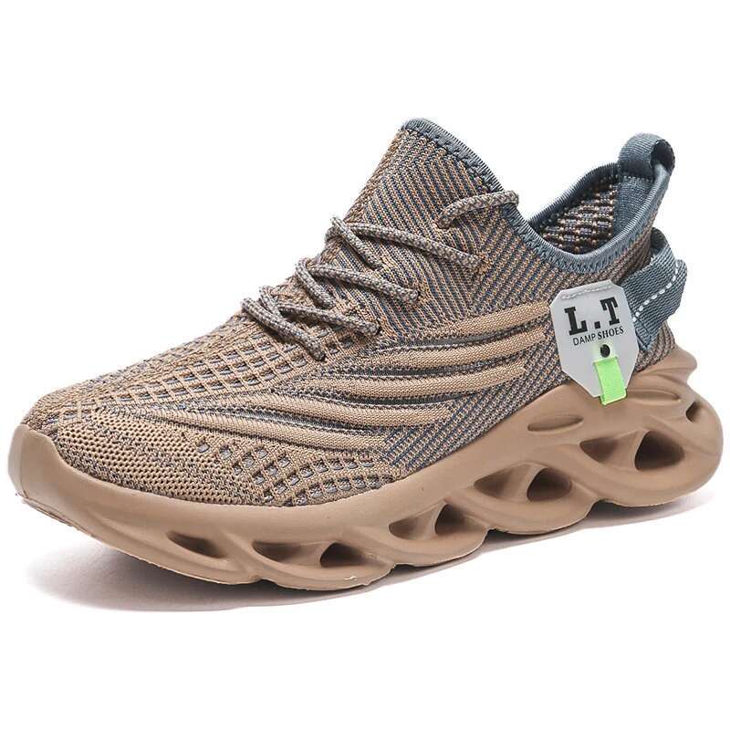 2025 new black running and jogging casual sports shoes, white outdoor breathable mesh designer fashionable men's lightweight shock-absorbing spor