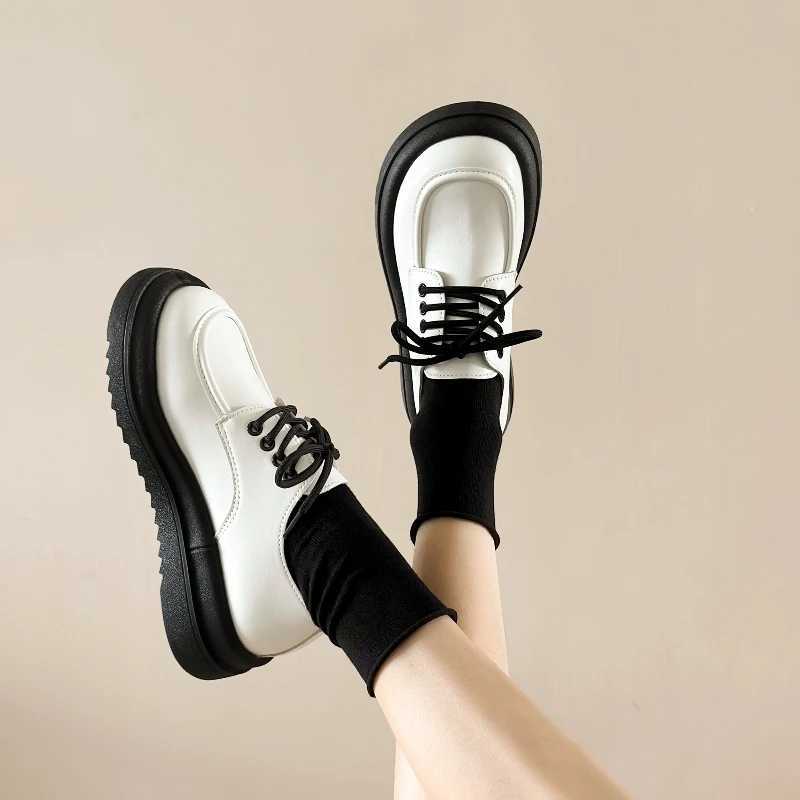 Womens big brand designer round heel flat shoes 2025 comfortable casual and outdoor womens single shoesXJ250319