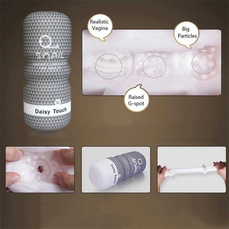Realistic Vagina Anal Male Masturbator Silicone Soft Tight Cat Sex Adult Toy Penis Sex ToyXJ250319