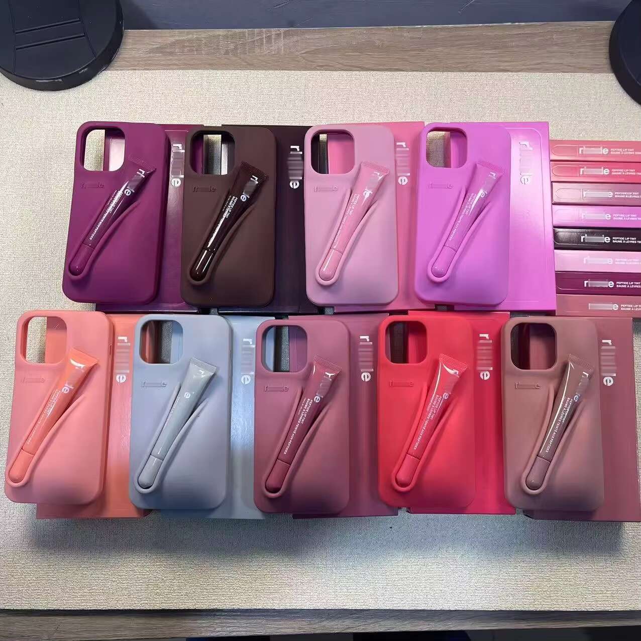 OEM Package Hull Lip Balm Gloss Tint Blush Peptide Coque Carcasa Rhode Phone iphone Case Cover with Box