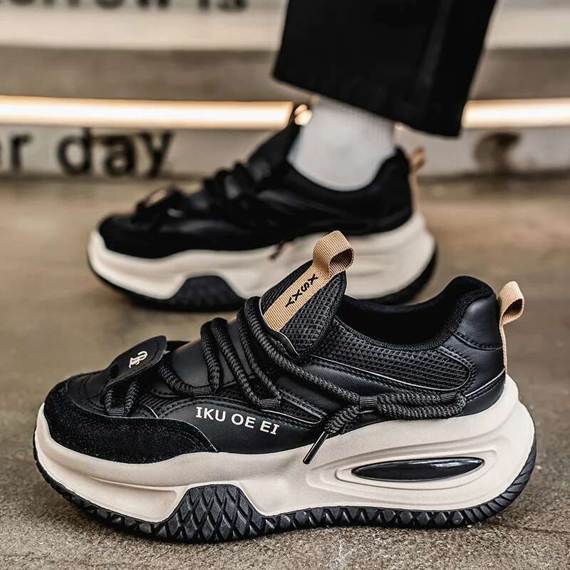 2025 new sports shoes men's hip-hop men's designer fashion shoes comfortable lace up men's casual sports shoes