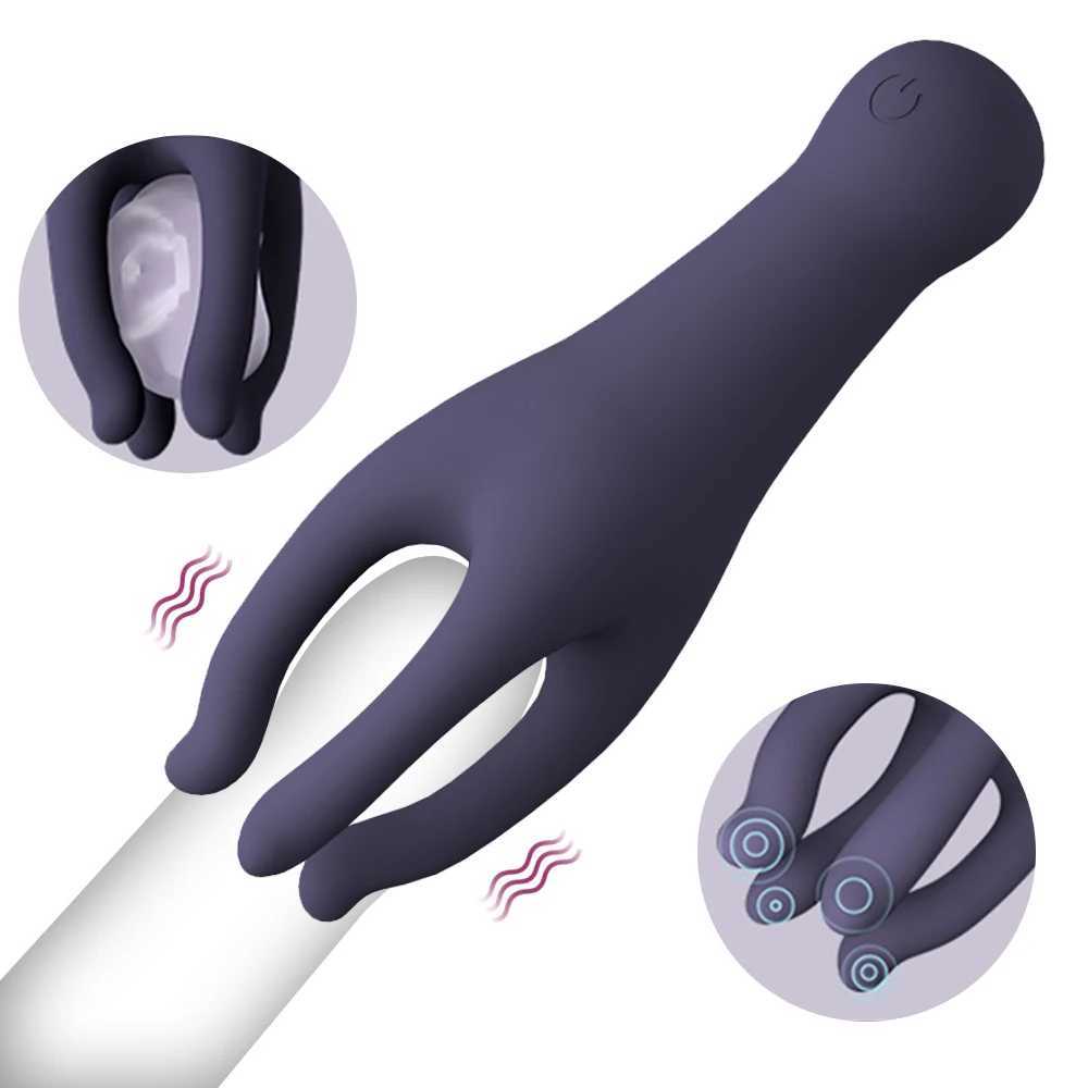 Masturbator for Men Glans TrainerGlans vibrator penis massage stimulator endurance training toyXJ250319