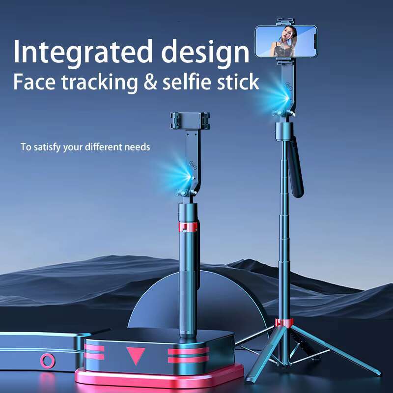 Wholesale Smartphone Accessories Selfir Stick Face Tracking AI Gesture Control Charging Stand Holder with Tripod for Tiktok