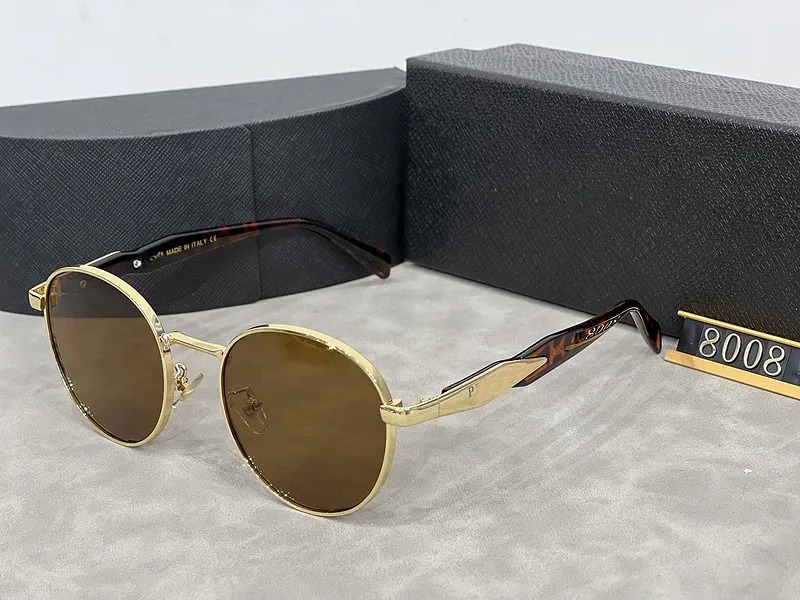 2025 kids luxury men metal oval sunglasses Z260305