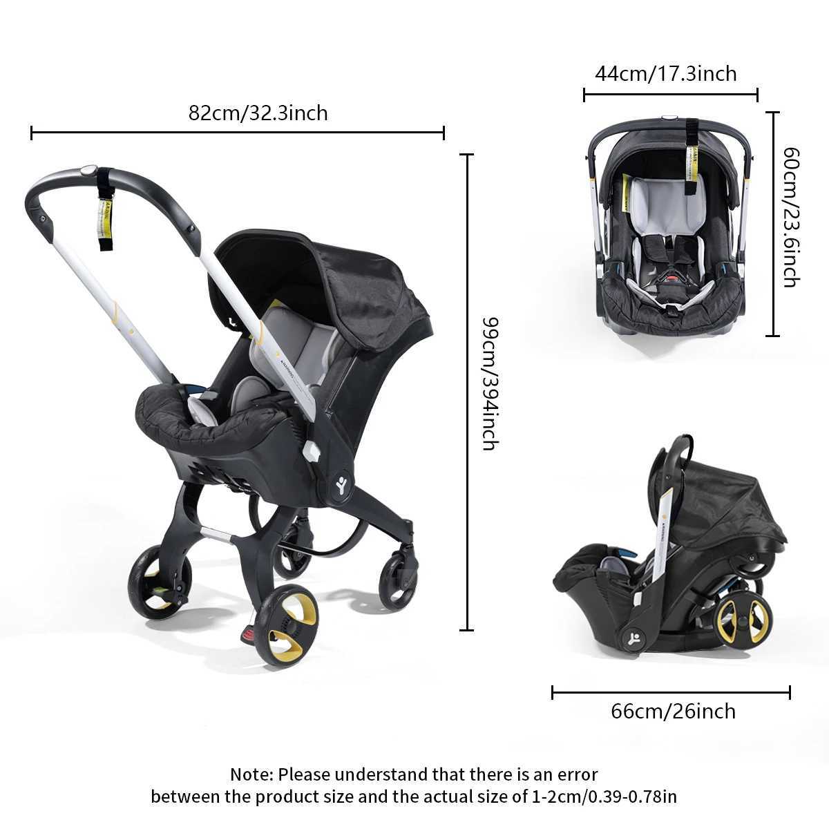 Baby stroller portable two-way travel cart folding travel cart Z250319