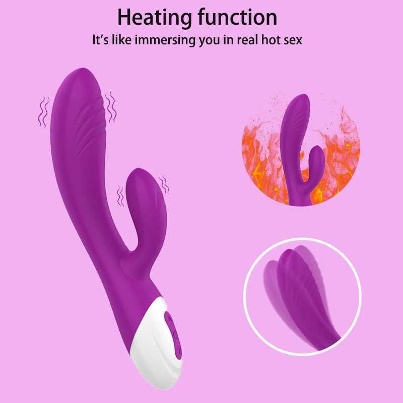 G-spot powerful fake penis female vibrator dual vibration clitoral stimulation vaginal massager for female masseurs adult sex toys W250319