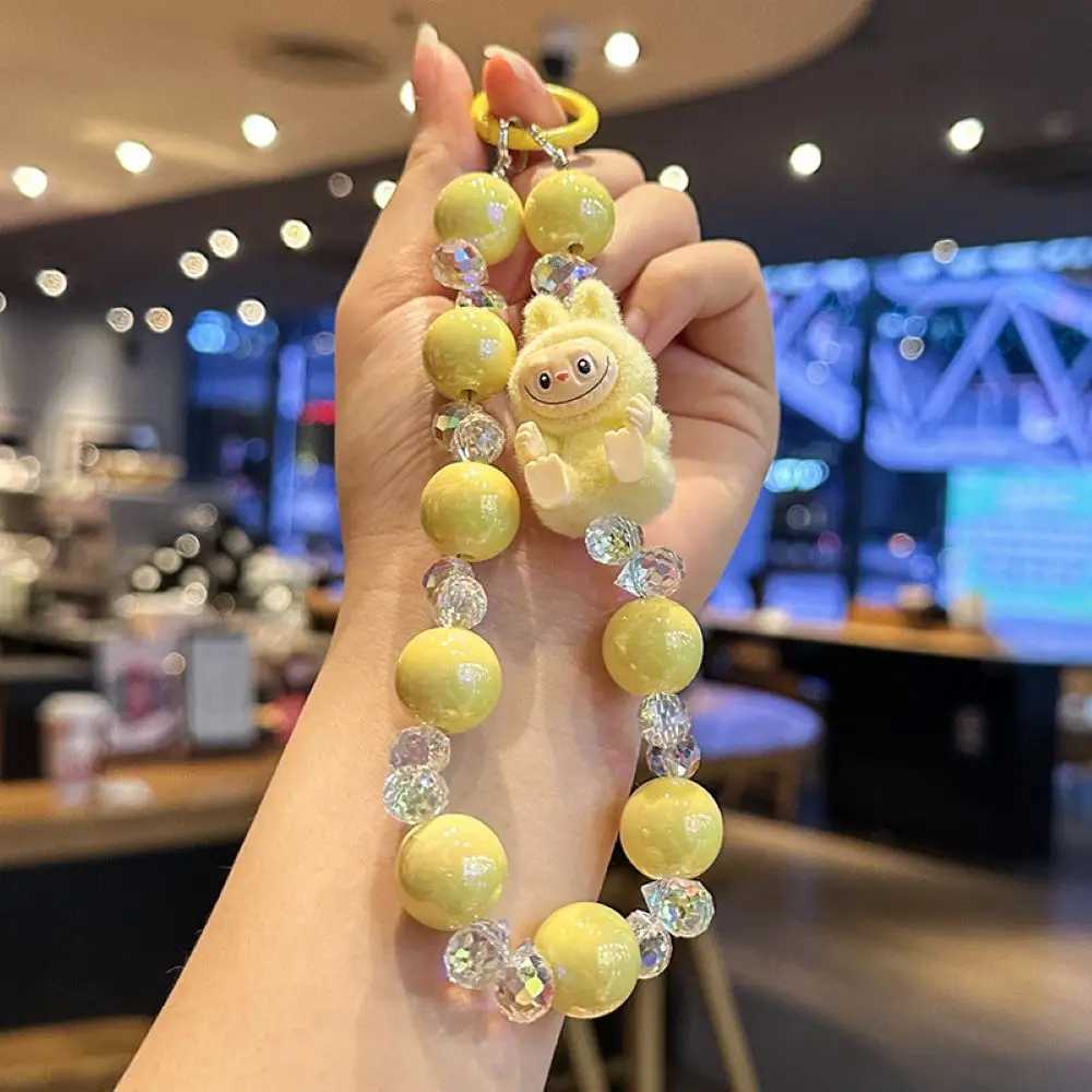 Labbu cartoon character phone chain DIY keychain pendant student couple bag pendant decorative small gift X250318